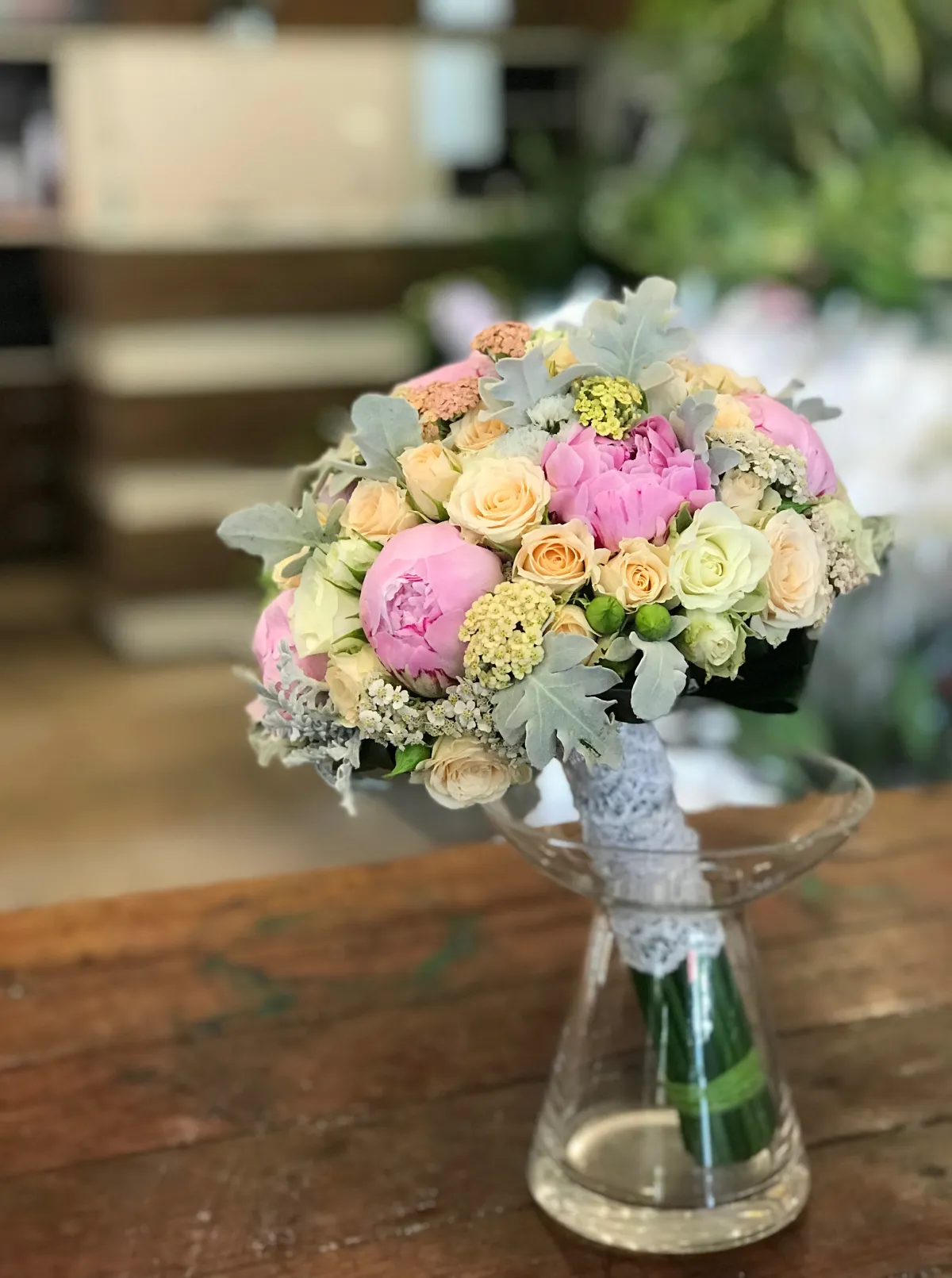 دسته گل عروس 1015