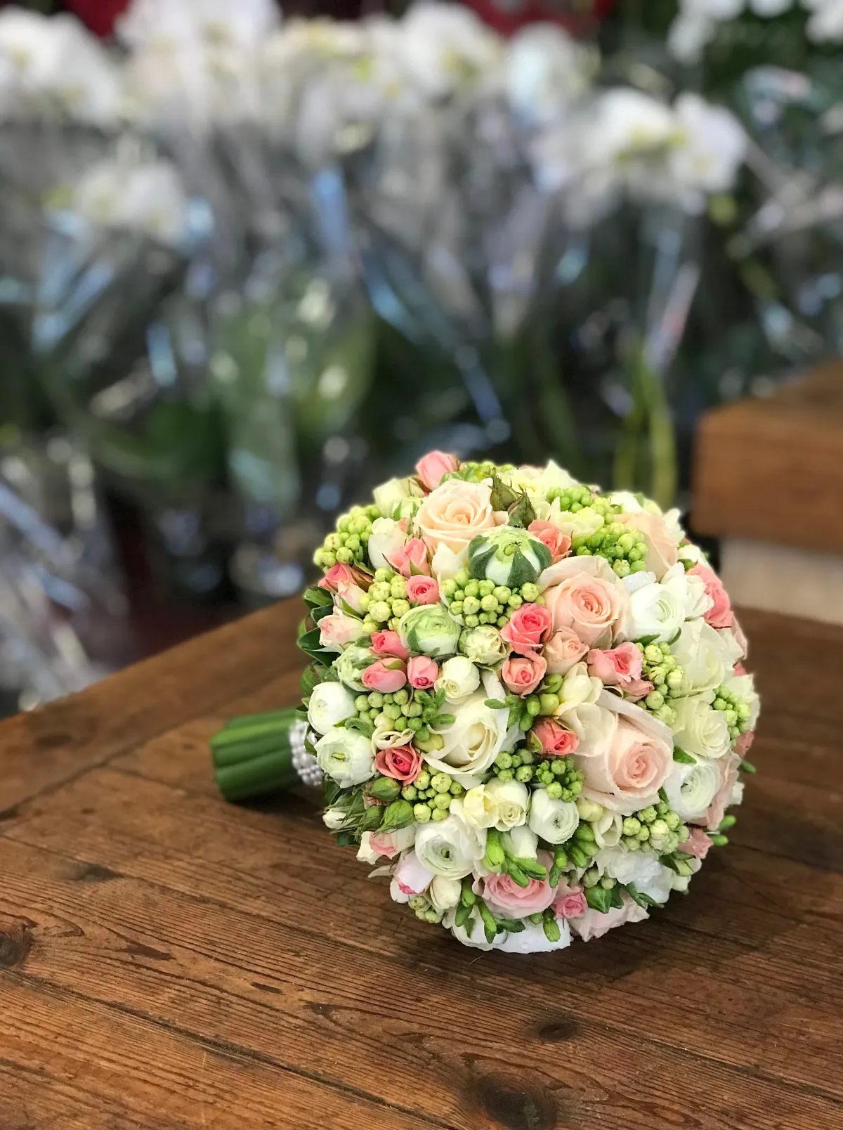 دسته گل عروس 1018